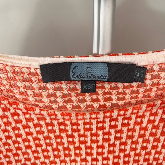 Eva Franco Anthropologie Boho Feather Trim Short Sleeve Top Size XSP - Picture 10 of 11